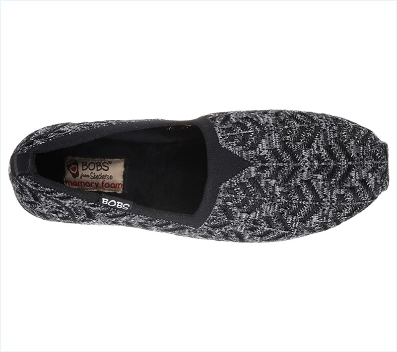  Women Bobs Plush Lite - Plush Life Black/Gray