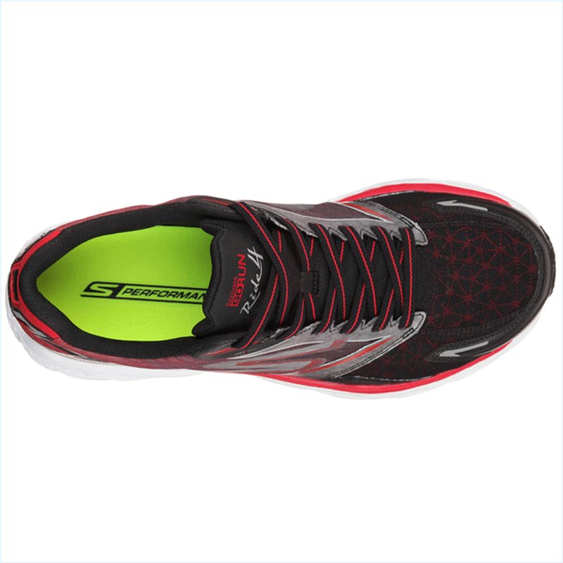  Men Extra Wide Fit (4E) Shoes - Ride Black/Red