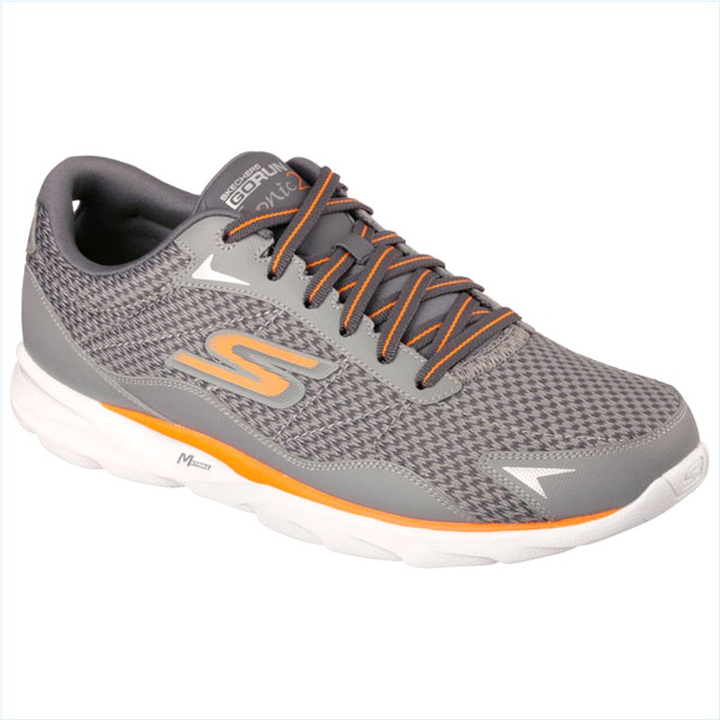  Men Extra Wide Fit (4E) Shoes - Sonic Charcoal/Orange