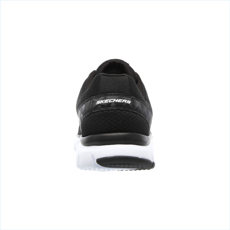  Men Extra Wide Fit (4E) Shoes - Skech-Flex Black/White