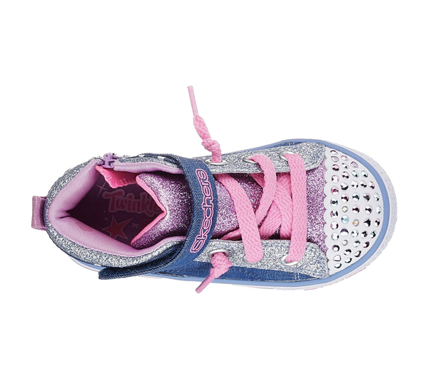  Girls Twinkle Toes: Shuffles - Digity Dots Denim/Multi