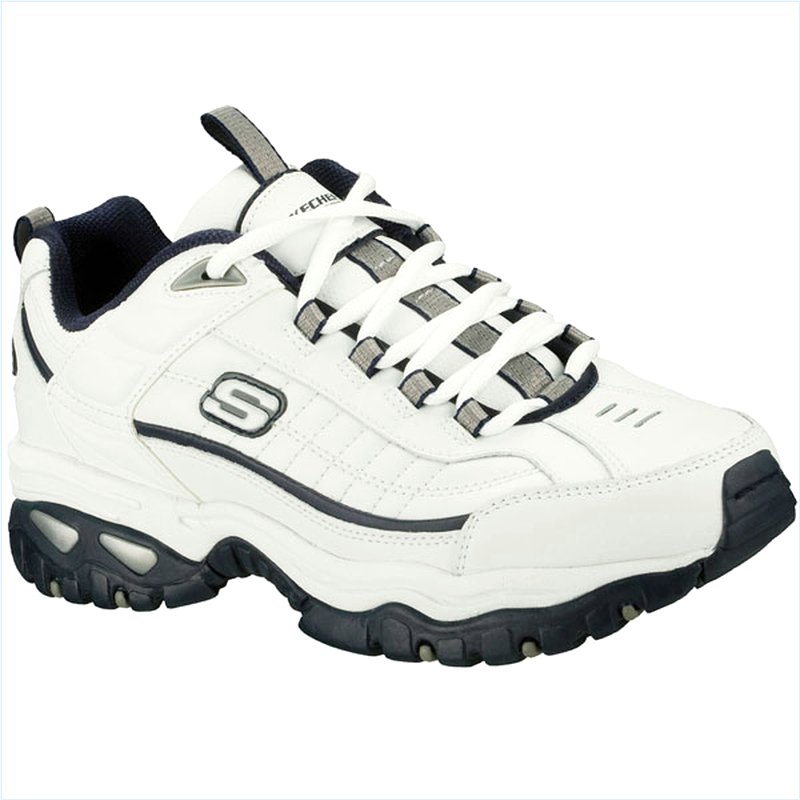  Men Wide Fit (2E) Shoes - White/Navy