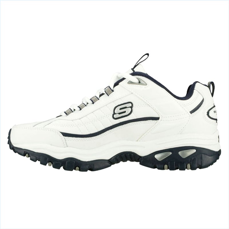  Men Wide Fit (2E) Shoes - White/Navy