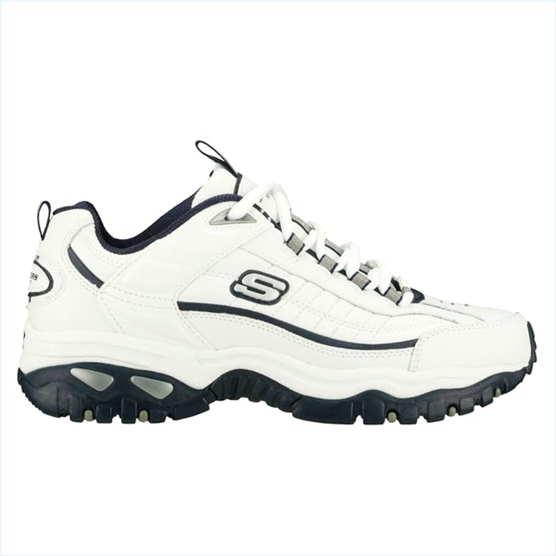  Men Wide Fit (2E) Shoes - White/Navy