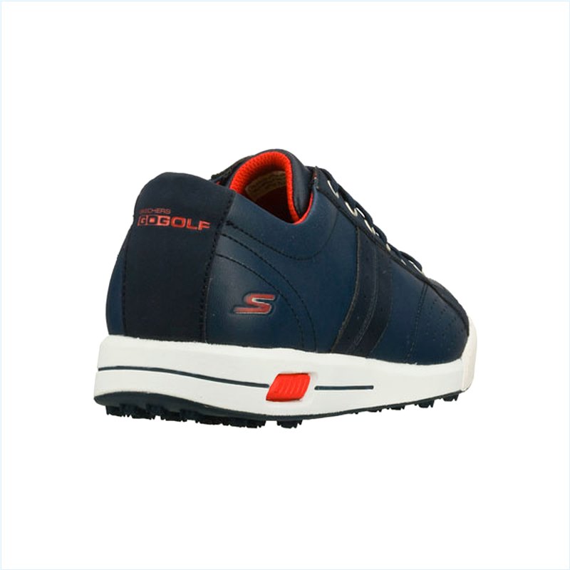  Men Extra Wide Fit (4E) Shoes - Wedge Navy/Red