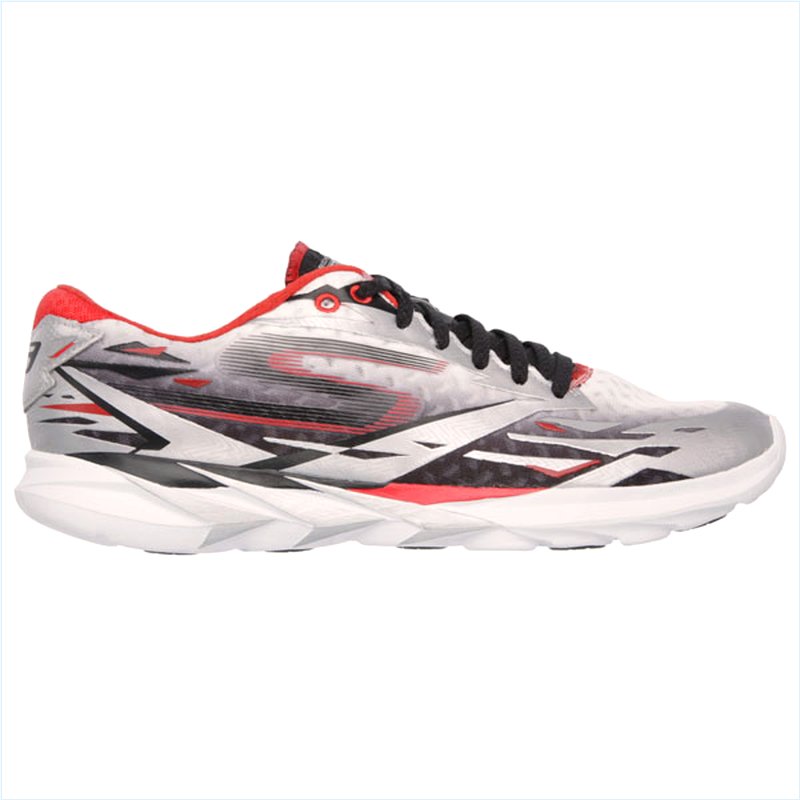  Men Extra Wide Fit (4E) Shoes - Speed Silver/Red