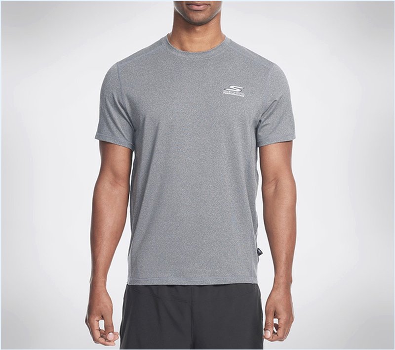  Men Lateral Tech Tee Shirt Gray