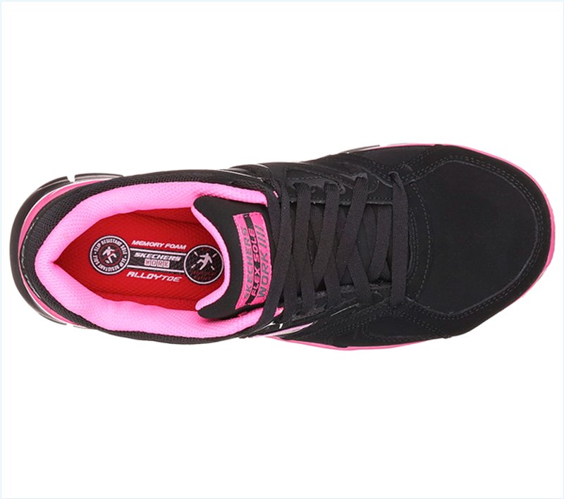  Women Work: Synergy - Sandlot Alloy Toe Black/Pink