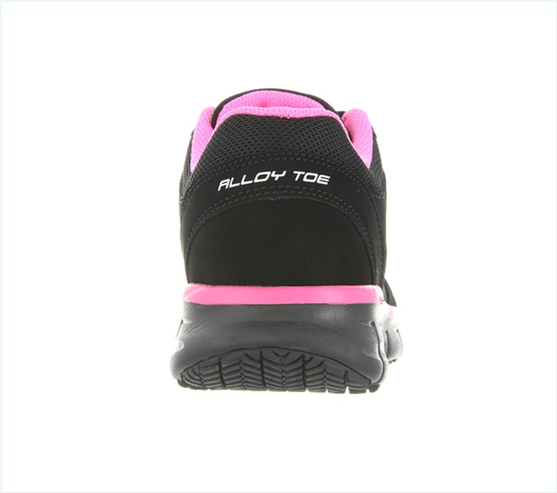  Women Work: Synergy - Sandlot Alloy Toe Black/Pink