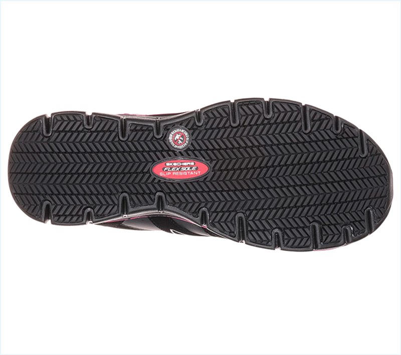  Women Work: Synergy - Sandlot Alloy Toe Black/Pink