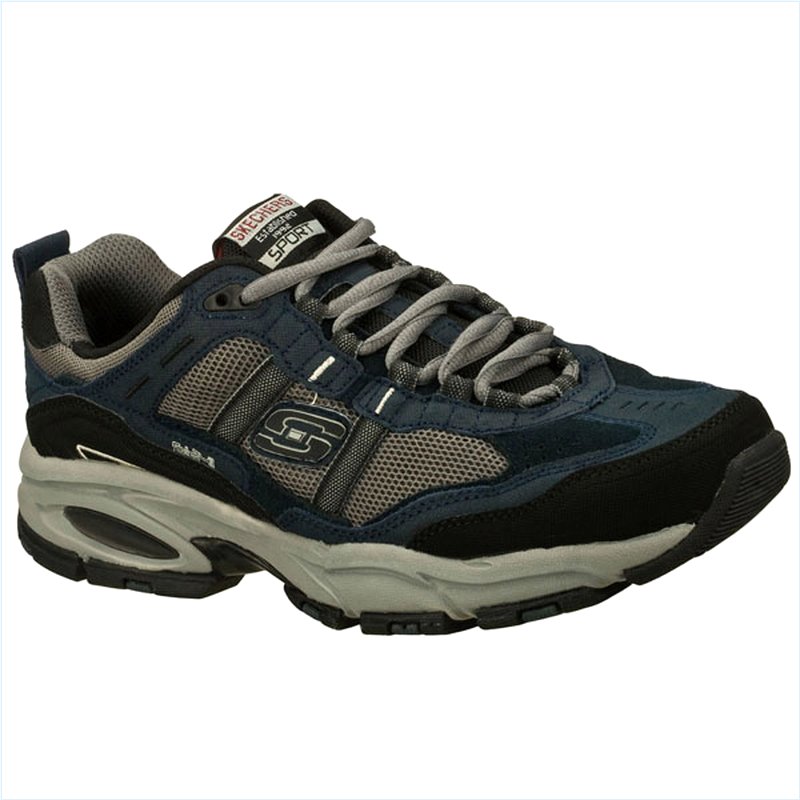  Men Extra Wide Fit (4E) Shoes - Trait Navy/Gray