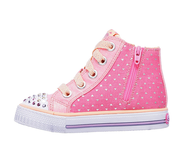  Girls Twinkle Toes: Shuffles - Bloom Boom Pink/Coral