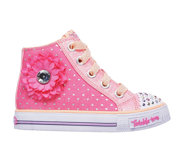  Girls Twinkle Toes: Shuffles - Bloom Boom Pink/Coral