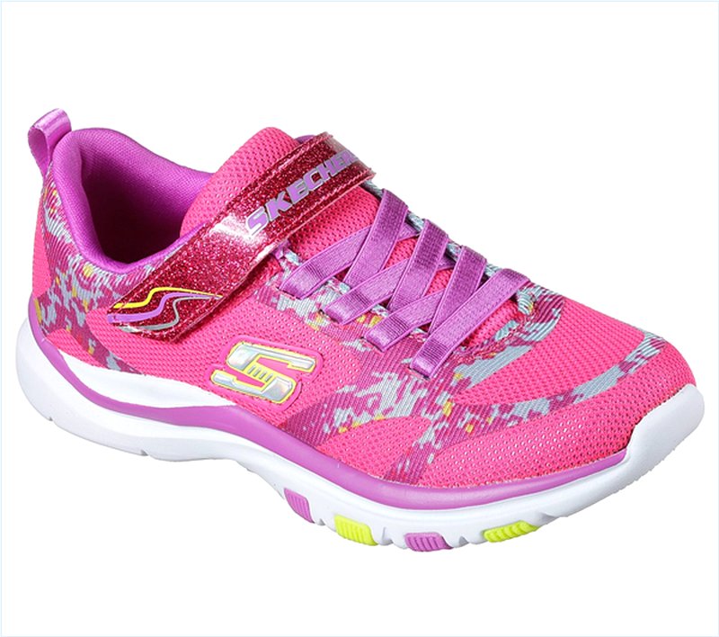  Girls Trainer Lite - Bright Racer Neon Pink/Purple