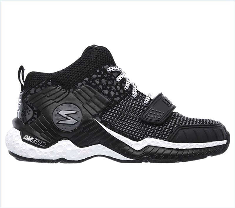  Boys Skech-X: Cosmic Foam II - Overrun Black/White