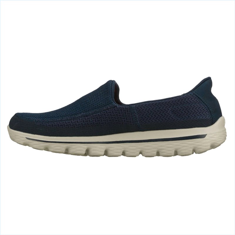  Men Extra Wide Fit (4E) Shoes - Navy/Gray