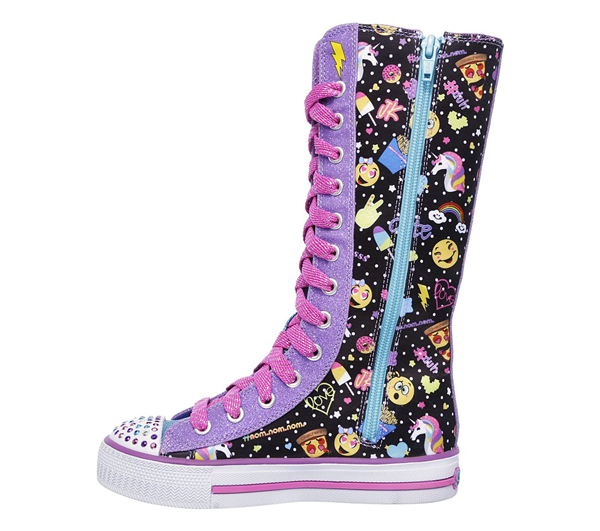  Girls Twinkle Toes: Shuffles - Chattin Up Black/Multi