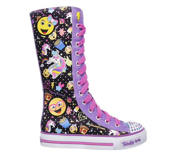  Girls Twinkle Toes: Shuffles - Chattin Up Black/Multi