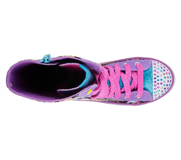  Girls Twinkle Toes: Shuffles - Chattin Up Black/Multi