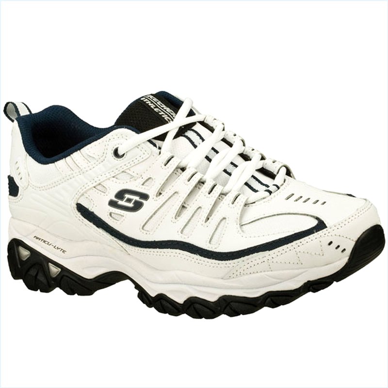  Men Wide Fit (2E) Shoes - Reprint White/Navy