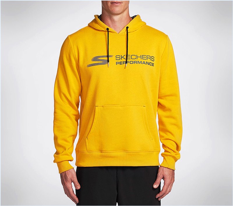  Men Launch Popover Trailblazer Hoodie Yellow