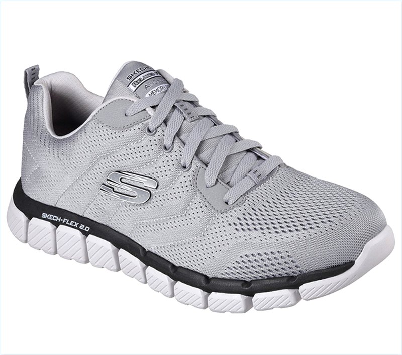  Men Skech-Flex 2.0 - Milwee Light Gray/Black