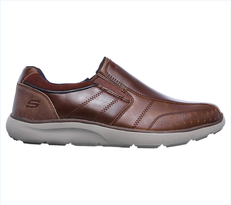  Men Relaxed Fit: Montego - Alvaro Red/Brown