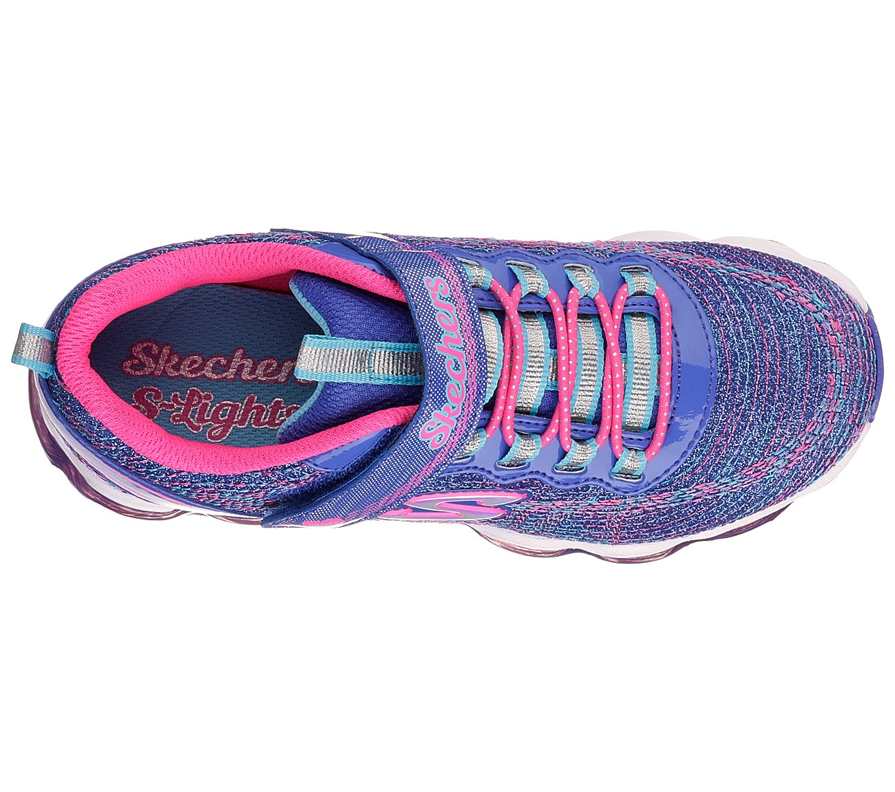  Girls S Lights: Glimmer Lites Blue/Neon Pink