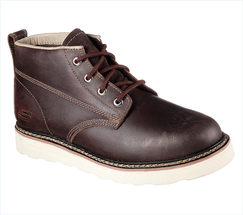  Men Work: Relaxed Fit Pettus - Enderlin Dark Brown