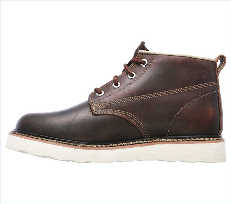  Men Work: Relaxed Fit Pettus - Enderlin Dark Brown