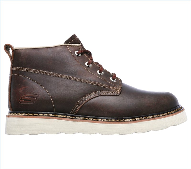  Men Work: Relaxed Fit Pettus - Enderlin Dark Brown