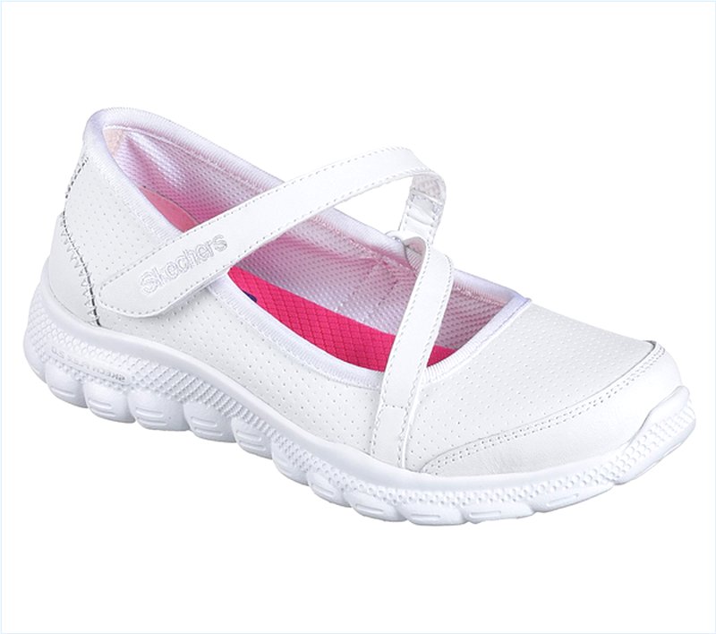  Girls Skech Flex 2.0 - School Spiritz White