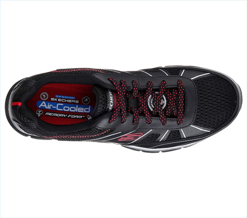  Men Work: Synergy - Fosston Alloy Toe Black/Red