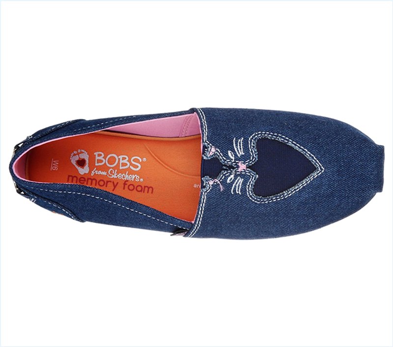  Women Bobs Plush - Catnip Cuddle Denim