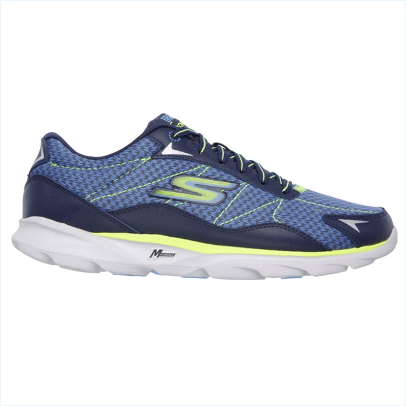  Men Extra Wide Fit (4E) Shoes - Sonic Navy/Lime