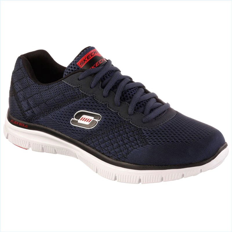  Men Wide Fit (2E) Shoes - Covert Activity Navy/Red