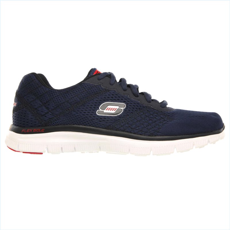  Men Wide Fit (2E) Shoes - Covert Activity Navy/Red