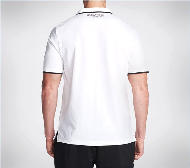  Men GO Golf Albatross Polo Shirt White