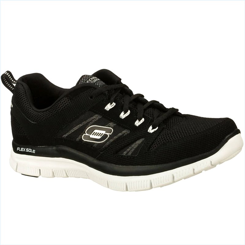  Men Wide Fit (2E) Shoes - Black/White