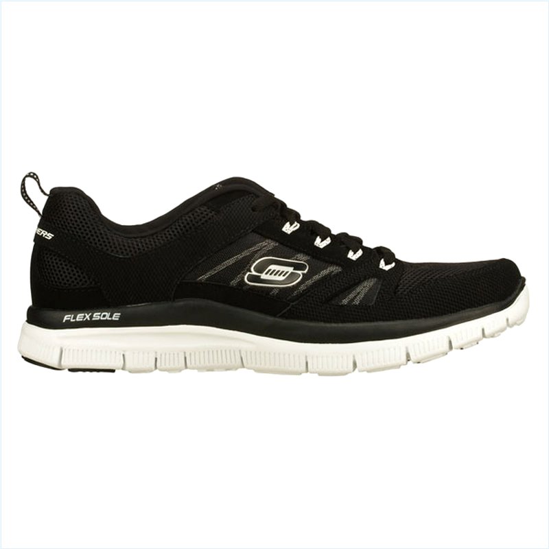  Men Wide Fit (2E) Shoes - Black/White