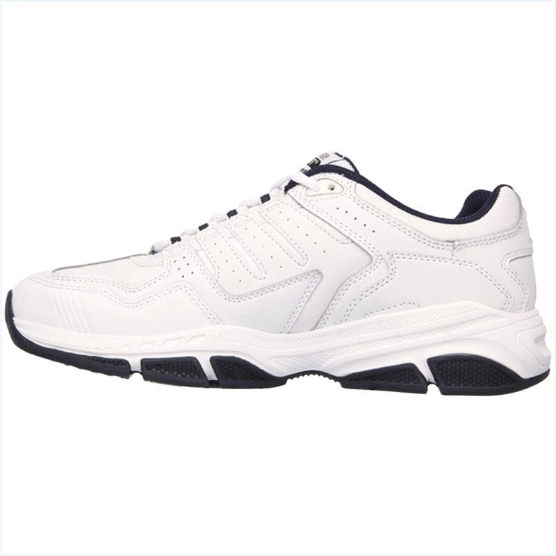  Men Extra Wide Fit (4E) Shoes - Cross Court TR - Highest Level White/Navy