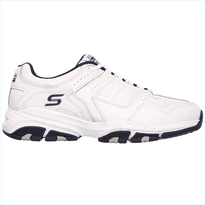  Men Extra Wide Fit (4E) Shoes - Cross Court TR - Highest Level White/Navy