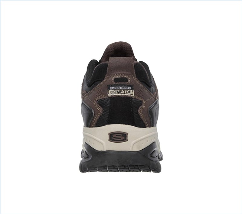  Men Work: Relaxed Fit - Soft Stride - Grinnell Comp Brown/Black