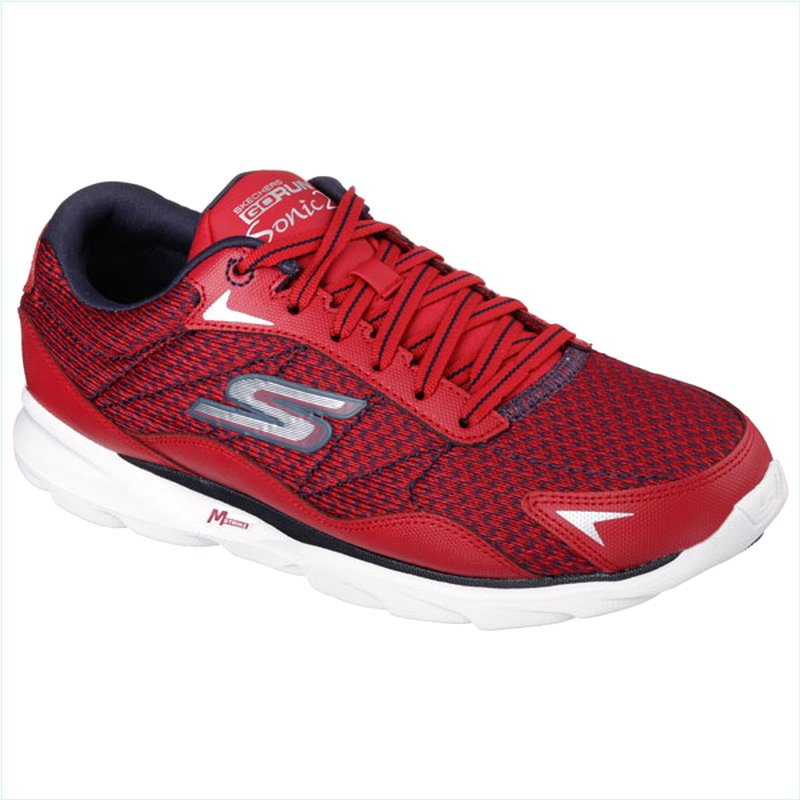  Men Extra Wide Fit (4E) Shoes - Sonic Red/Navy