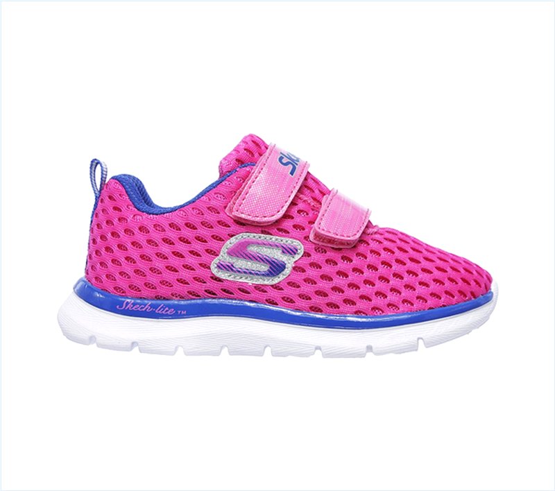  Girls Skech-Lite - Meshy Magic Pink