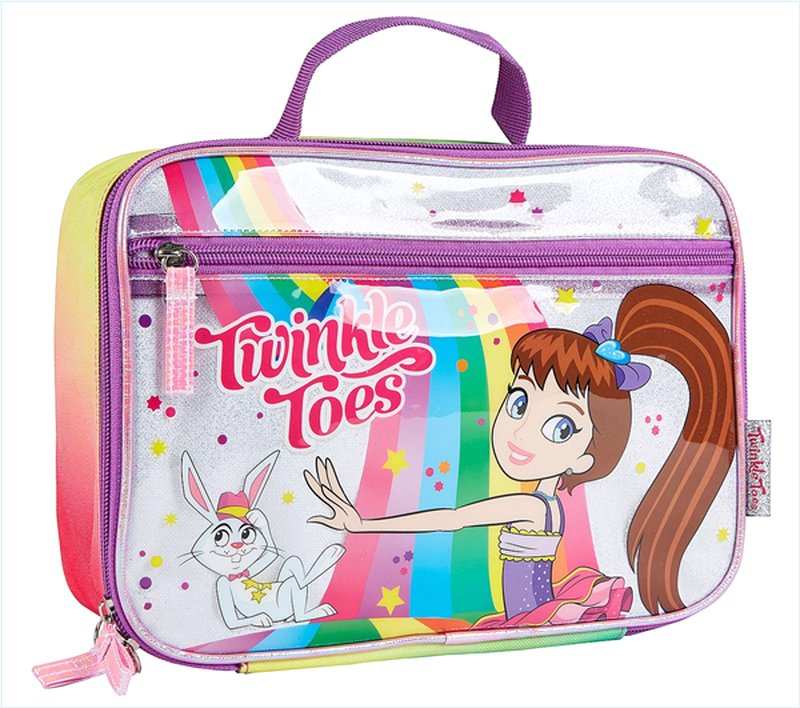  Girls Twinkle Toes: Dynamic Duo Lunch Box White