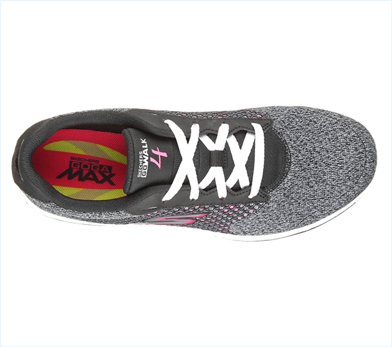  Women GOwalk 4 - Exceed Black/Hot Pink